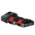 Набор аккумулятор и зарядное устройство Deli DE-CM20A2E (2АКБ 20V 2А*ч + ЗУ 2A, 20V), фото 1