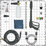 Мойка высокого давления Bort KEX-3500 91278166 3500 Вт, максимальное давление 160 бар, рабочее давление 130 бар, 7,5 л/мин, 7.3 кг, набор аксессуаров 3 шт, фото3