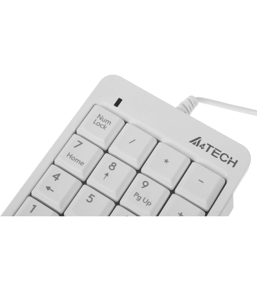 Числовой блок проводной A4Tech Fstyler FK13P, USB, белый
