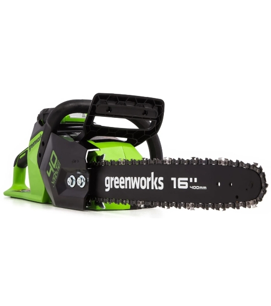 Цепная пила Greenworks GD40CS18 аккум. 1800Вт 2.4л.с. дл.шины:16' (40cm) 1аккум. 8Ач ЗУ (2005807UH)