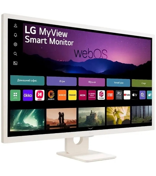 Монитор 31.5' LG 32SR50F-W IPS 1920x1080, 60 Гц, 5 мс, 16:9, 250 кд/м2, 2xHDMI, 2хUSB, белый