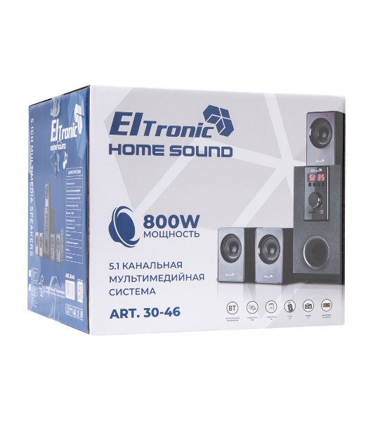 Акустическая система ELTRONIC (30-46) HOME SOUND черный