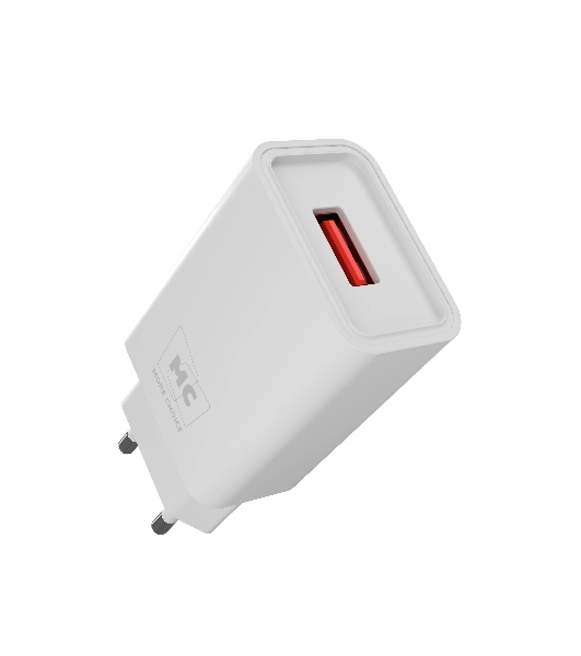 Сетевое зарядное устройство MORE CHOICE (4620202555694) NC07i СЗУ 1USB 2.0A, белый