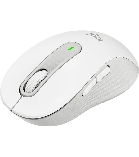 Мышь беспроводная Logitech Signature M650 белый, 4000 dpi, радиоканал, Bluetooth, USB, кнопки - 5