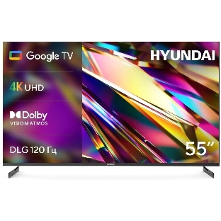 Телевизор Hyundai 55' H-LED55BU7011 черный LED 4K UHD 60Hz Smart TV 2GB/16GB