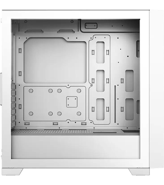 Компьютерный корпус PCCooler C3D510 WH ARGb, Tempered Glass Full Tower, White, TG, 0.7 SPCC, 3x120мм ARGb E-ATX, ATX, mATX, mITX 170/390/410мм 2x2.5', 2x3.5', 7xPCI 2xUSB-A 3.0 454.8x220x490.6мм