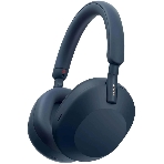Беспроводные/проводные наушники Sony WH-1000XM5 синий, полноразмерные, Bluetooth + проводной, активное шумоподавление, до 30 ч, фото 1