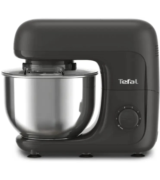 Кухонная машина Tefal Bake Essential QB161H38, черный/серебристый