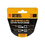 Перчатки универсальные Denzel 68003 усиленные, с защитными накладками, размер 10, фото2