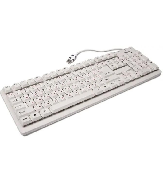 Клавиатура проводная SVEN Standard 301 USB белая