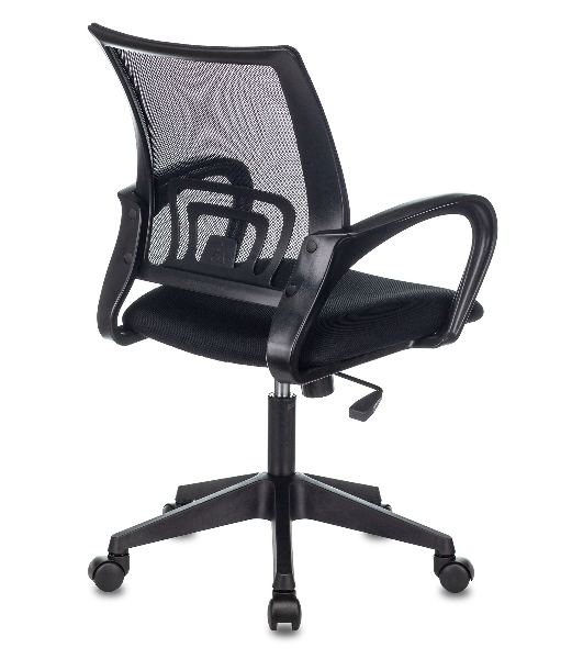 Кресло Бюрократ CH-695N/BLACK черный, сетка, 150 кг, механизм качания
