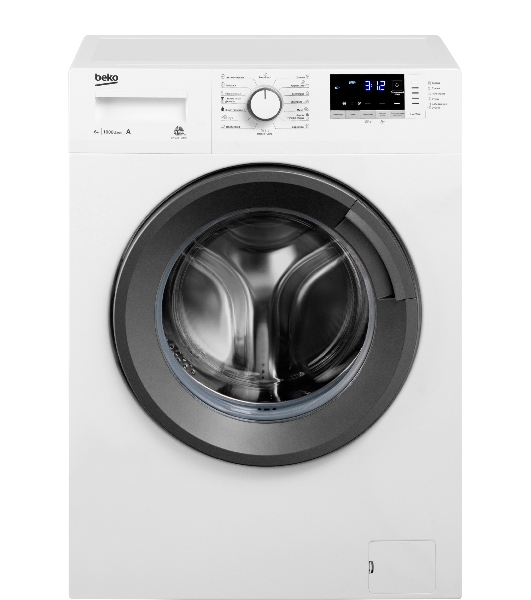 Стиральная машина Beko WRE6512ZAW (R) белый, загрузка фронтальная 6 кг, 1000 об/мин., класс: А