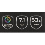 Гарнитура Bloody G350 чёрный, проводная, USB, подсветка, фото2