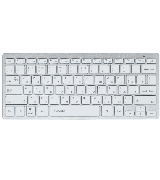 Комплект клавиатура+мышь Qumo Paragon K15/M21 беспроводной, USB, 1600 DPI, белый