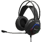 Гарнитура Exegate Cosmos HS-704GL чёрный, проводная, USB, виртуальный звук 7.1, подсветка, фото 1