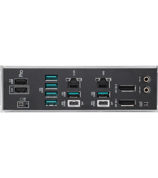 Серверная материнская плата ASUS PRO WS W890-SAGE, 1xLGA 4710-2, Intel W890, 8xDDR5, 4xSATA, 4xM.2, 4xPCIe 5.0 x16, 1xPCIe 4.0 x16, 2xDP, 1x2.5Gb LAN, 1x10Gb LAN, 2xUSB-C 40Gbps (USB4 / Gen3x2), 6xUSB-A 10Gbps, 2xUSB-A 2.0, 7.1, SSI CEB