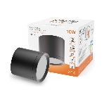 Светильник Gauss LED накладной с рассеивателем 10W 3000K 88х75мм 1/30 черный, фото 1