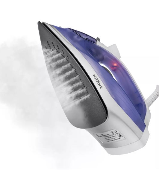 Утюг Kitfort KT-2603 1300 Вт белый/фиолетовый