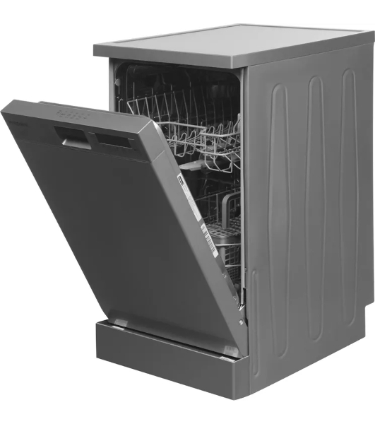 Посудомоечная машина HOTPOINT HFS 1C57 S, серебристый, 44.8 см, 10 компл., 49 дБ, класс A