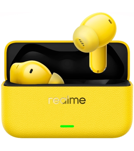 Наушники TWS Realme Buds T500 Pro желтый, внутриканальные, Bluetooth, активное шумоподавление, до 56 ч