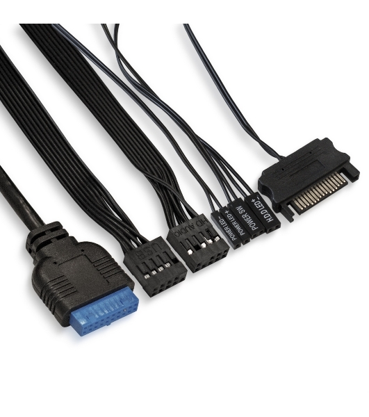 Компьютерный корпус Miditower ExeGate EVO-8225-NPX600 (ATX, БП 600NPX с вент. 12см, 2хUSB+1хUSB 3.0, черный, 2 вент. с RGb подсветкой и полоса на передней панели, боковая панель - закаленное стекло)