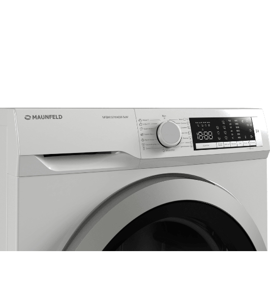 Сушильная машина Maunfeld MFDM157WH200 SLIM белый, 7 кг, сушка - конденсационная, программ - 15, 59.5 x 84.5 x 52.5 см