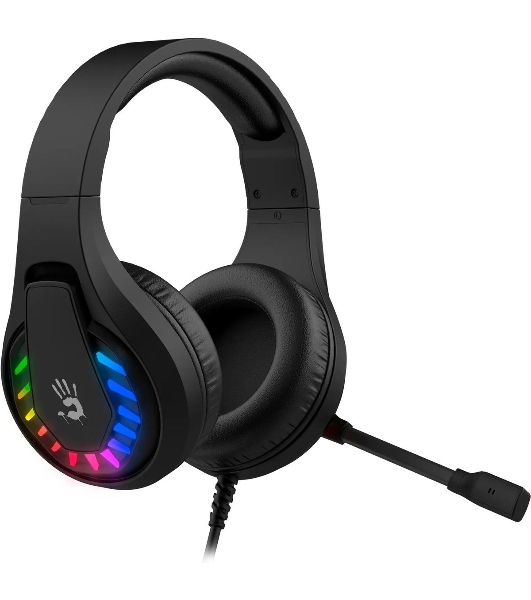 Гарнитура Bloody G230 чёрный, проводная, подсветка
