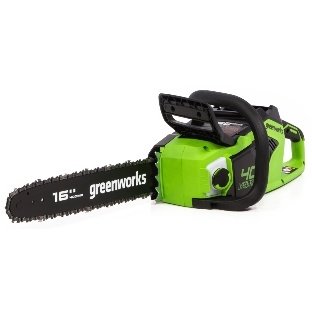 Цепная пила Greenworks GD40CS18 аккум. 1800Вт 2.4л.с. дл.шины:16' (40cm) 1аккум. 8Ач ЗУ (2005807UH)