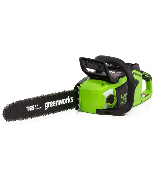 Цепная пила Greenworks GD40CS18 аккум. 1800Вт 2.4л.с. дл.шины:16' (40cm) 1аккум. 8Ач ЗУ (2005807UH)