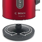 Электрочайник Bosch TWK4P434 красный, 1.7 л, 2400 Вт, скрытый нагревательный элемент, фото3