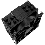 Кулер для процессора ID-COOLING SE-214-XT черный 120мм алюминий/медь 1500rpm 27db 4-pin 180W 150мм, фото5