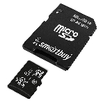 Флеш карта microSD 8Gb, Smartbuy microSDHC Class 4 (SD адаптер), фото2