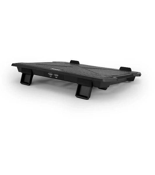 Подставка для ноутбука Buro 15'335x265x22мм 74.35дБ 1xUSB 2x 140ммFAN 480г металлическая сетка/пластик черный
