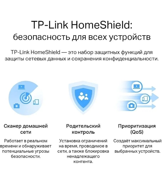 Двухдиапазонный гигабитный Wi-Fi 6 роутер TP-Link Archer AX53 AX3000