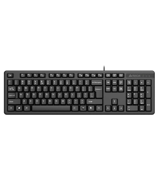 Комплект клавиатура+мышь A4Tech KK-3330S проводной, USB, 1200 DPI, чёрный