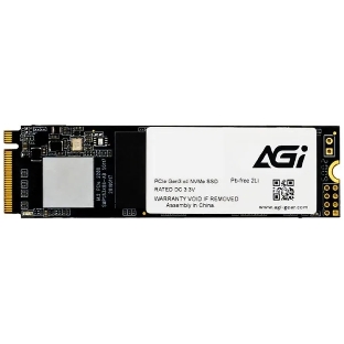 Накопитель SSD AGI AI298, 1Tb, PCIe 3.0 x4, M.2 2280, NVMe, R/W 2590/2050