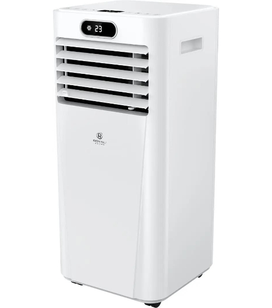 Мобильный кондиционер Royal Clima RM-TS22CH-E 7500 BTU, 22 м², 53 дБ, охлаждение, осушение, белый