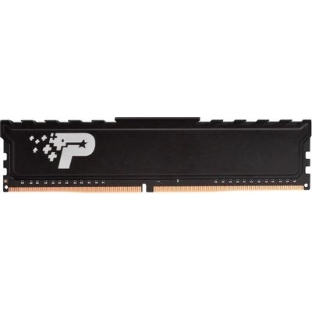 Оперативная память Patriot Signature Premium, DDR4, 16GB (1x16GB), 3200 MHz, CL22, с радиатором, чёрный