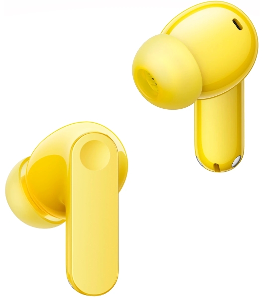 Наушники TWS Realme Buds T500 Pro желтый, внутриканальные, Bluetooth, активное шумоподавление, до 56 ч