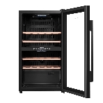 Винный шкаф Maunfeld MFWC-85D28 черный, 80 л, 2 отсека, 28 бут., класс G, фото4