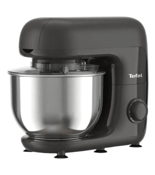 Кухонная машина Tefal Bake Essential QB161H38, черный/серебристый