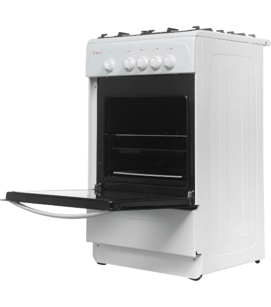 Плита газовая Gefest CG 50М02 К73 белый, конфорок 4 шт, духовка 42 л, 50 см x 85 см x 53 см
