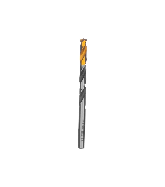 Сверло спиральное по металлу Denzel 8 x 117мм, Р6М5, Golden Tip, многогранная заточка