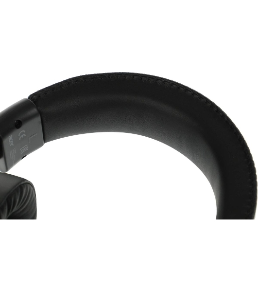 Гарнитура Acer AHW120 чёрный, проводная, USB, подсветка