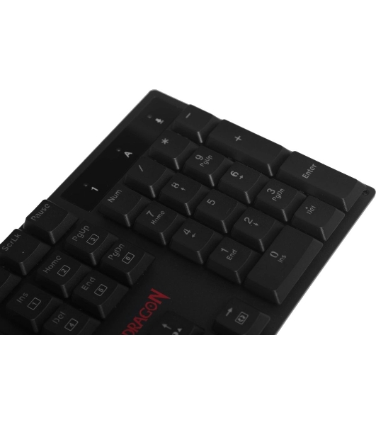 Клавиатура проводная Redragon Apas, USB, черный