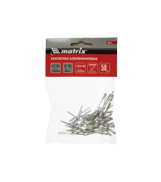 Заклепки Matrix 40610 3,2 х 6 мм, 50 шт.