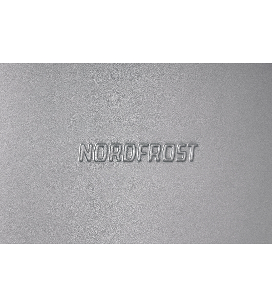 Холодильник Nordfrost NRB 154 S серый матовый двухкамерный 238/115 л морозилка снизу, капельная система
