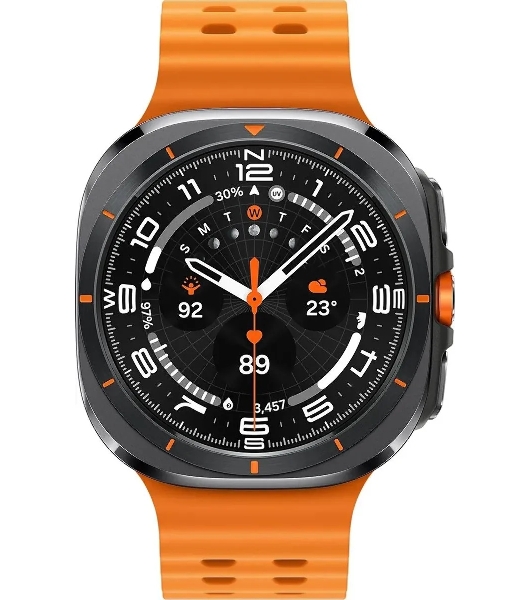 Умные часы Samsung Galaxy Watch Ultra 2025 1.5' Super AMOLED, 4G LTE, IP68, черный / оранжевый