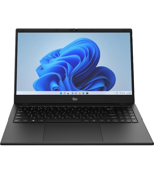 Ноутбук IRU Planio 15ING N100 8Gb SSD512Gb Intel Iris Xe graphics 15.6' IPS FHD (1920x1080) Windows 11 Professional black 6000mAh (2059105)