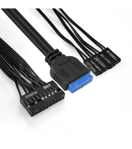 Компьютерный корпус Minitower ExeGate QA-412U Black, mATX, (XP450, Black, 120мм), 2хUSB+2хUSB 3.0, Audio